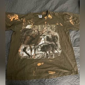 Vintage Graphic Brown T shirt Size XL